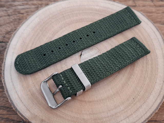 Green Woven Nylon Strap